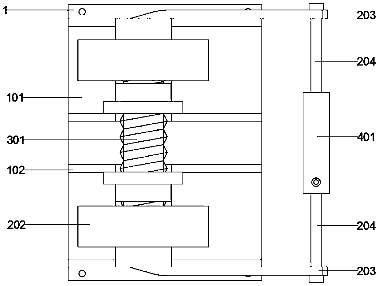 Double-sided adhesive tape convenient for automatic cut-off and processing process thereof