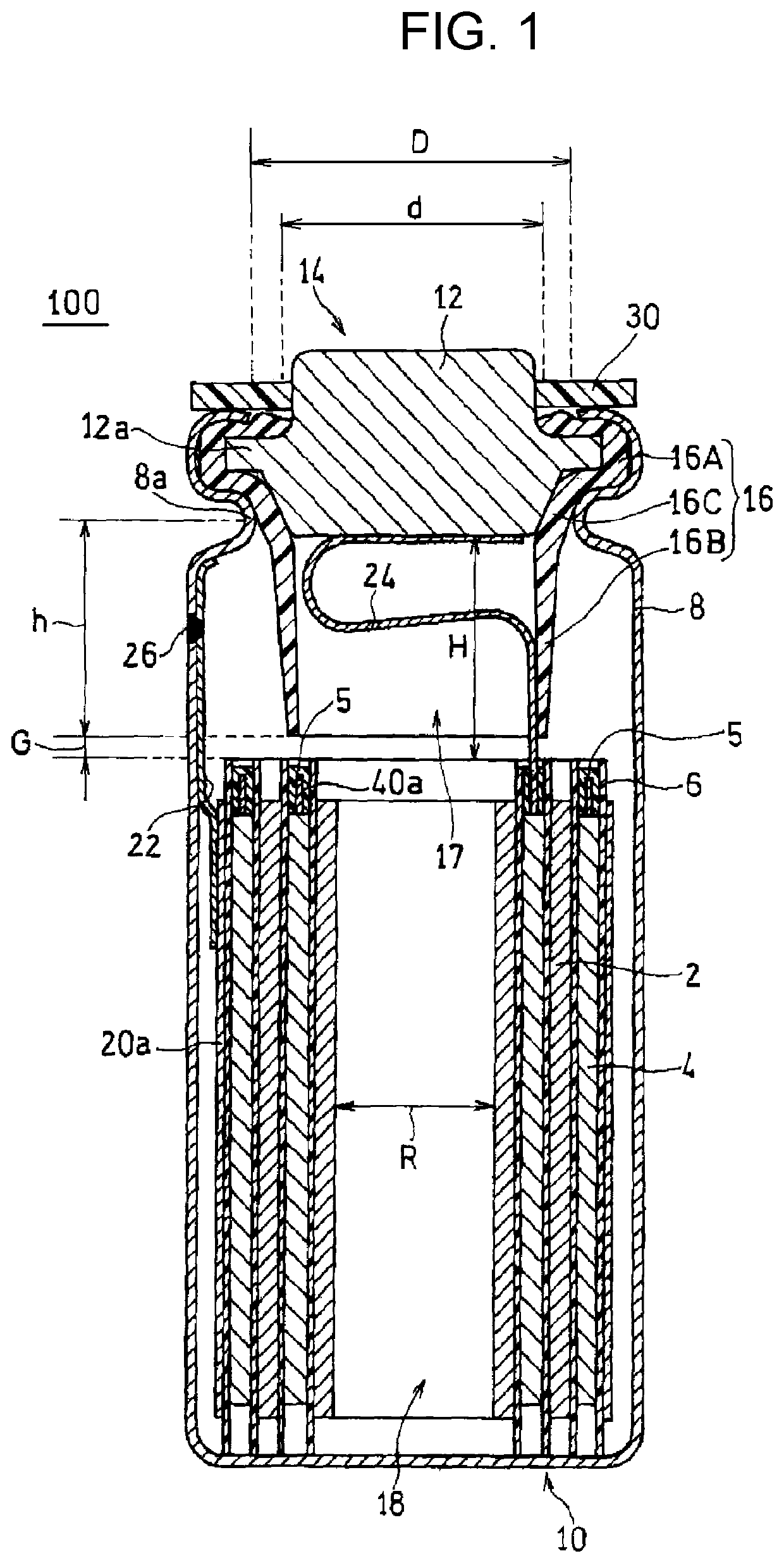 Wound battery