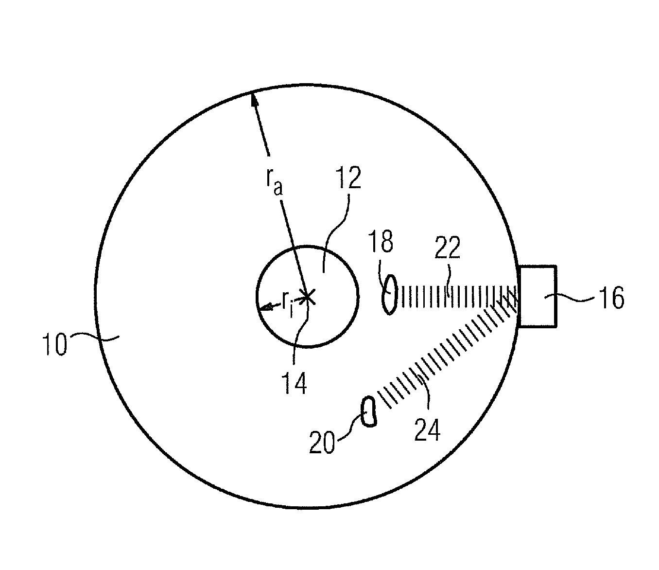 Method and device for non-destructive material testing of a test object using ultrasonic waves