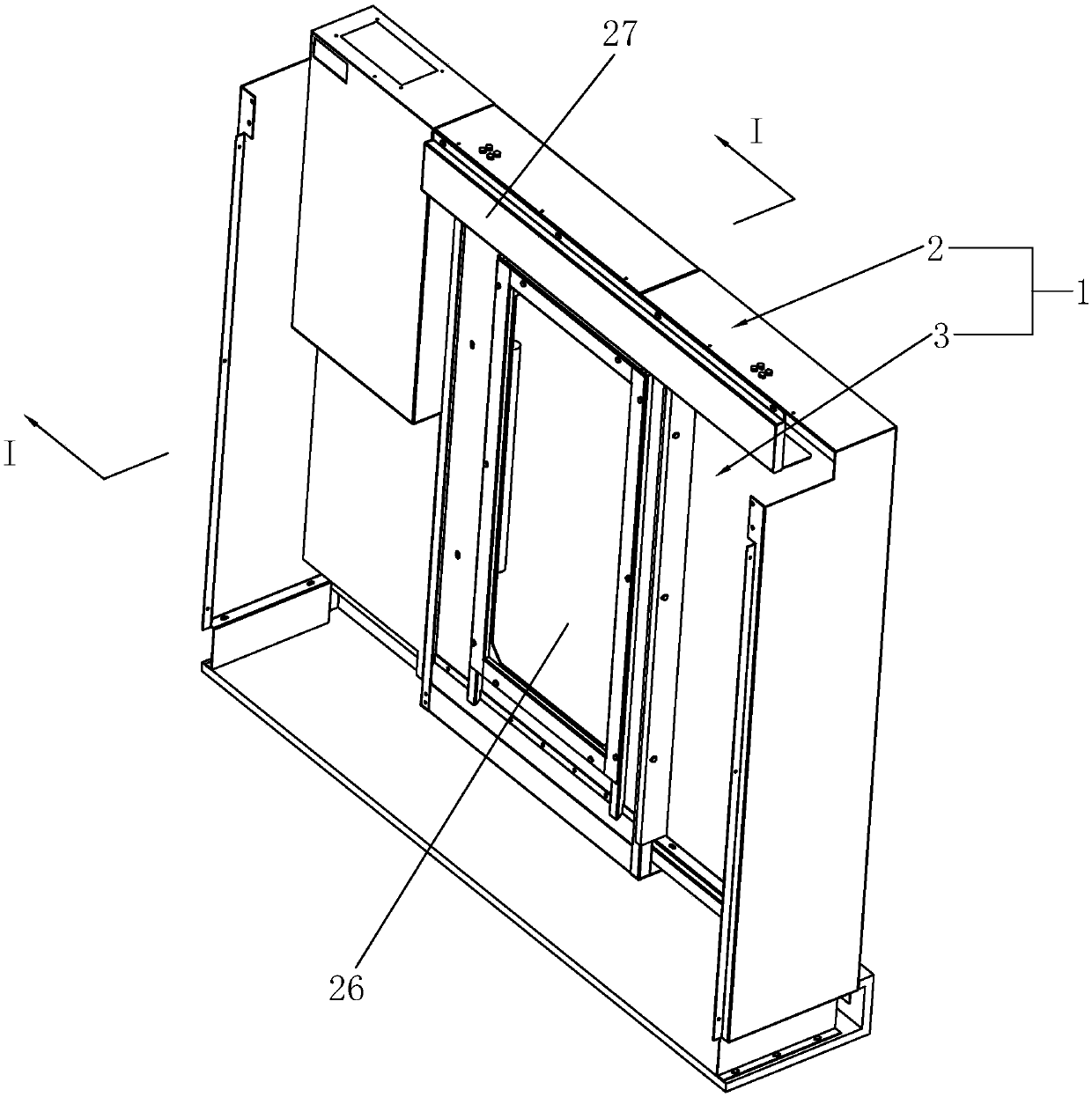 Automatic door device of numerical control machine tool