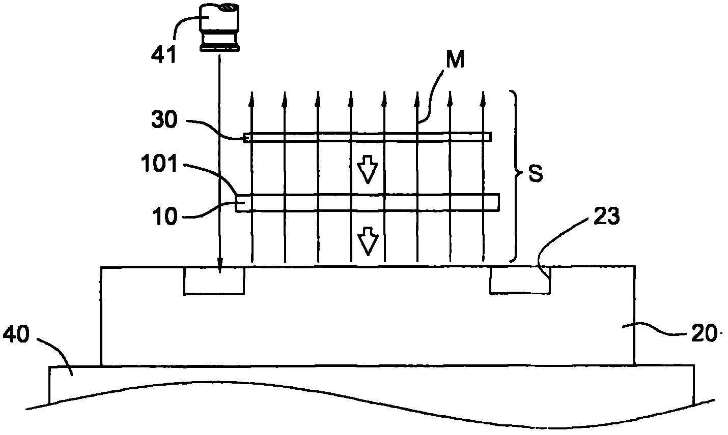 Substrate positioning and processing method and substrate positioning and processing device