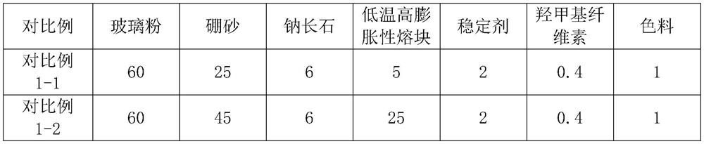 A crack glaze for glass mosaic and preparation process of glass mosaic