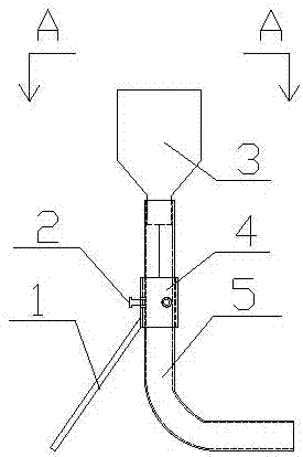 Guiding device for once grouting of equipment and manufacturing method thereof