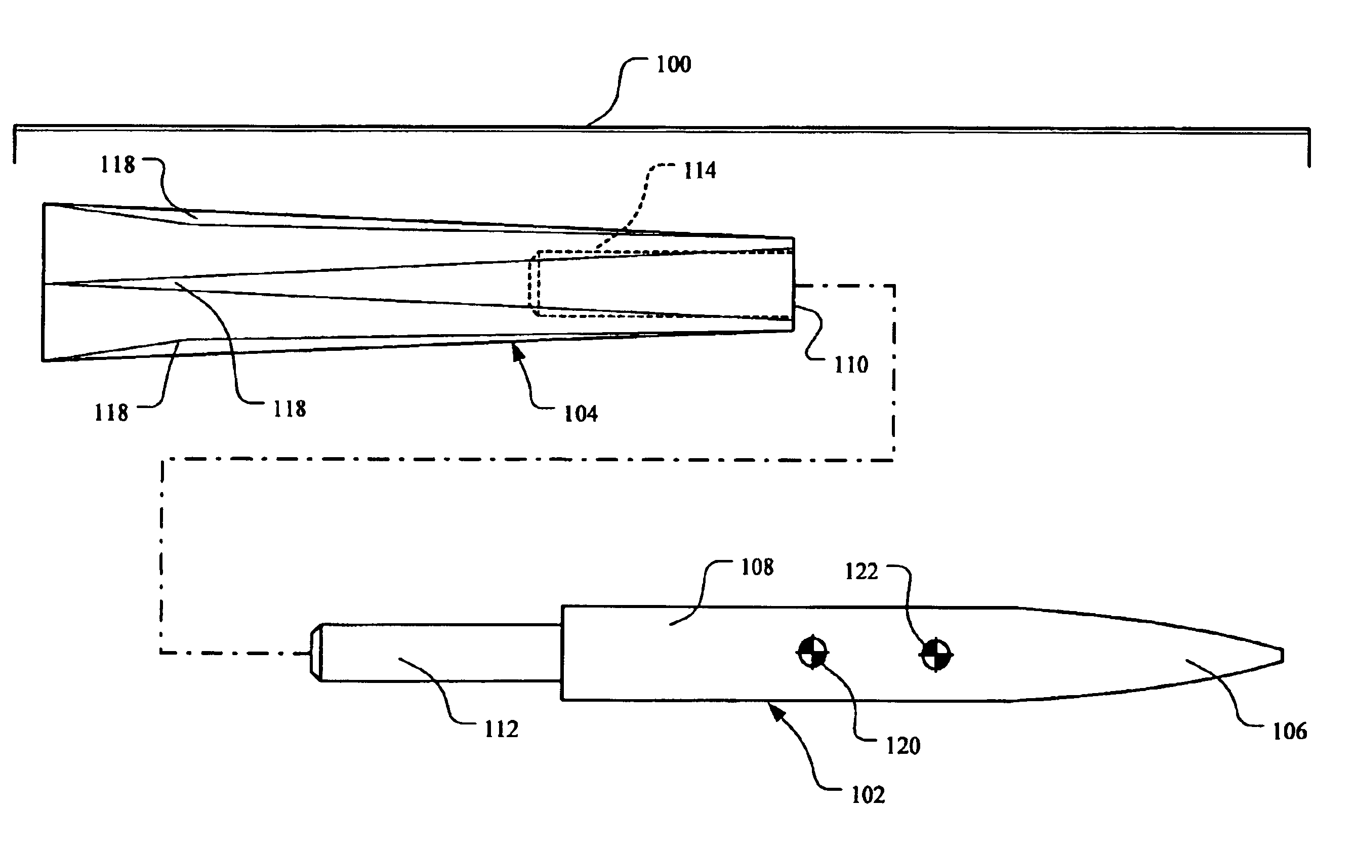 Penetrator and method for using same