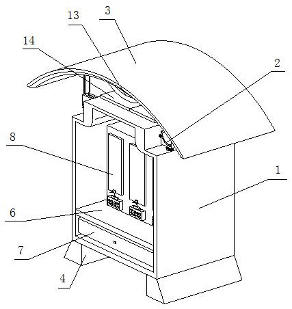 XL power distribution box with good protection performance