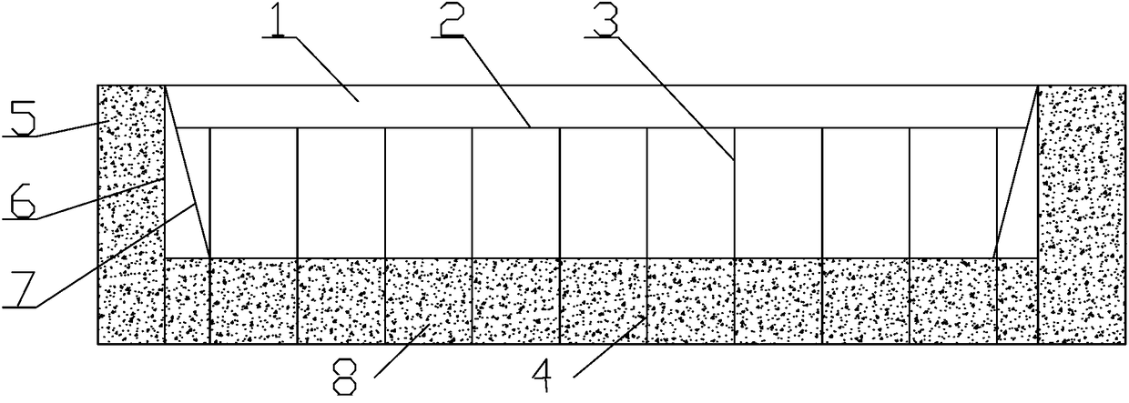 Bituminous pavement local repairing structure and repairing method