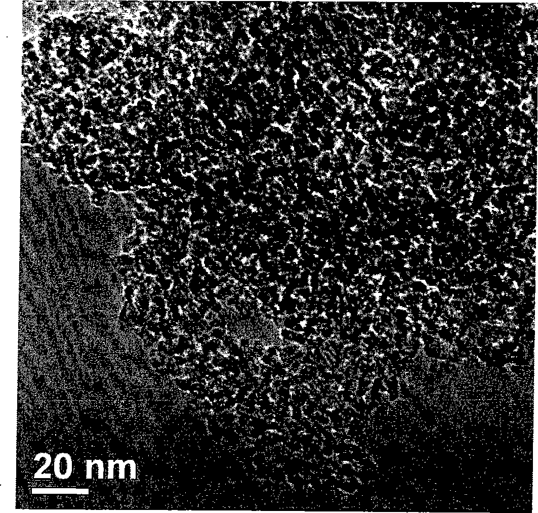 Method for preparing high specific surface area nano alumina material