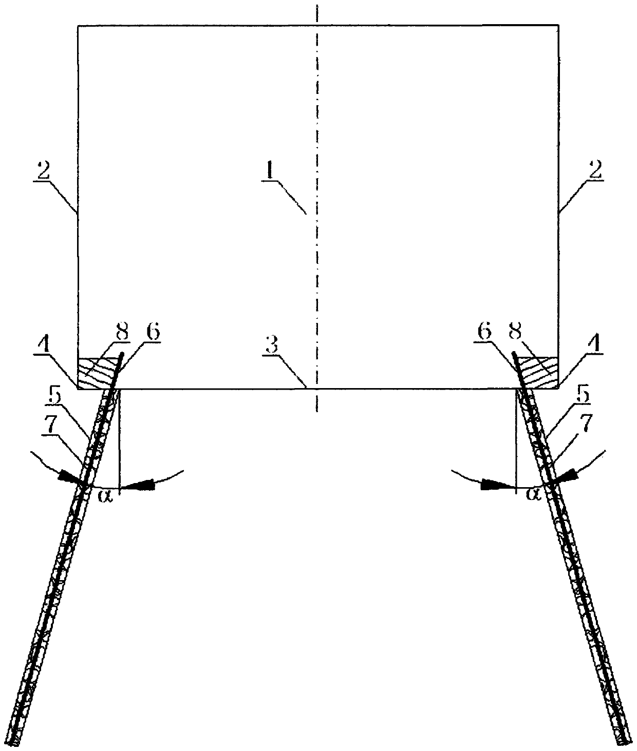 A steel pile method for controlling floor heave of gob-side entry retaining