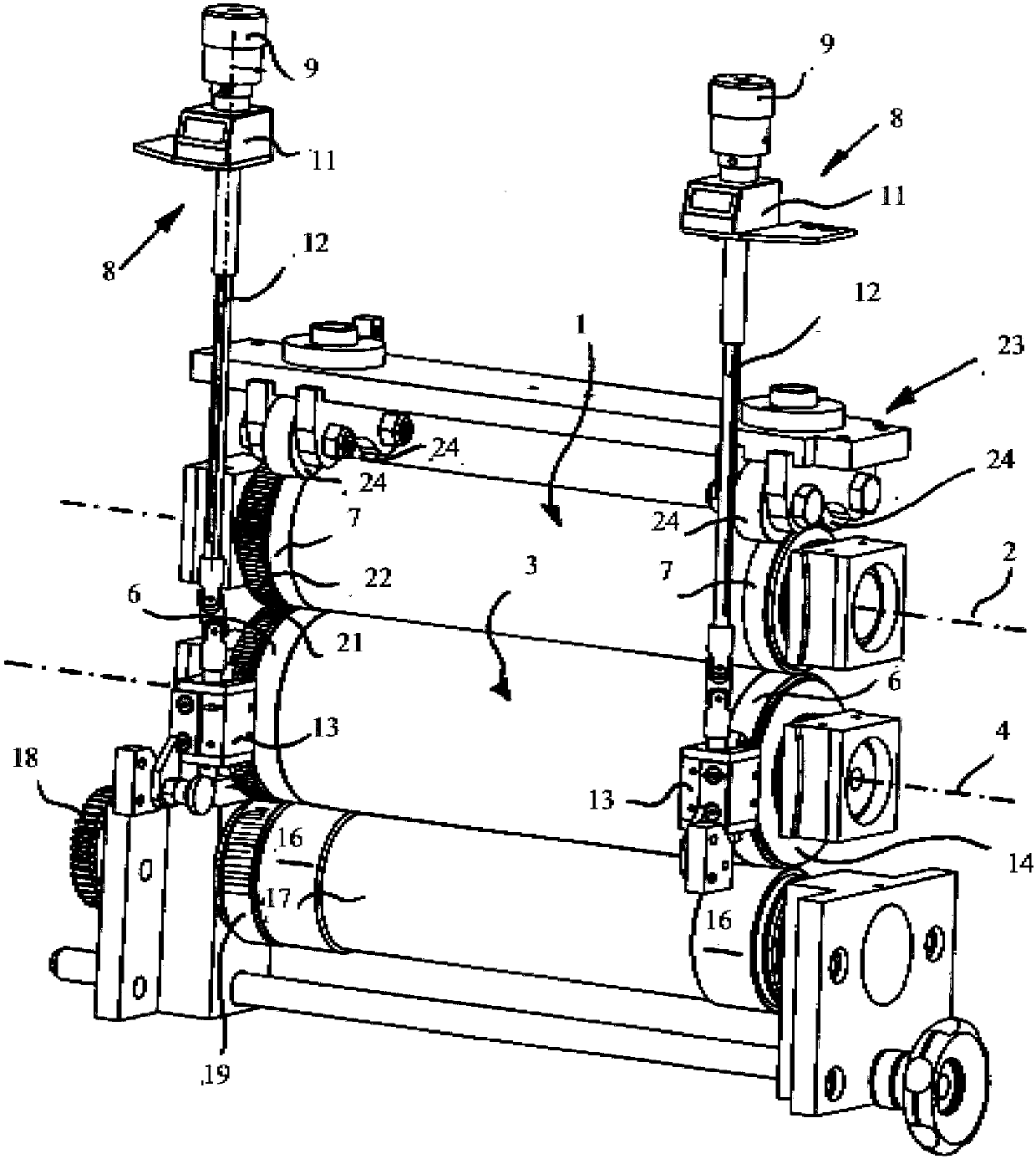 Devices for rotary stamping