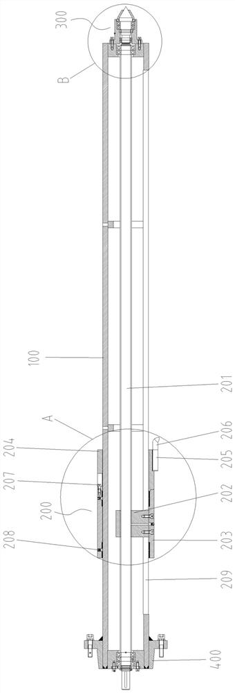 Deep hole machining boring bar