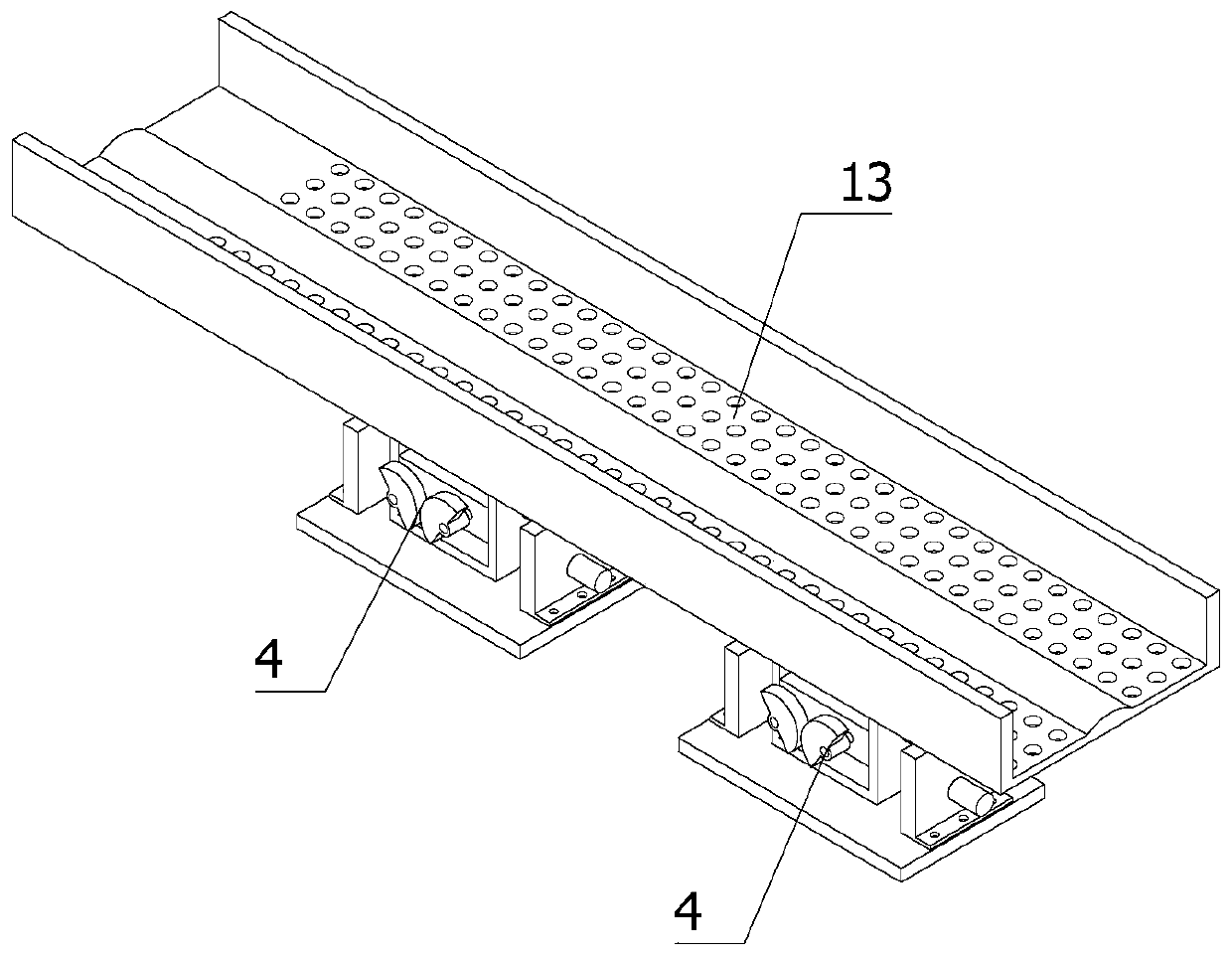 Automatic cleaning device for livestock breeding