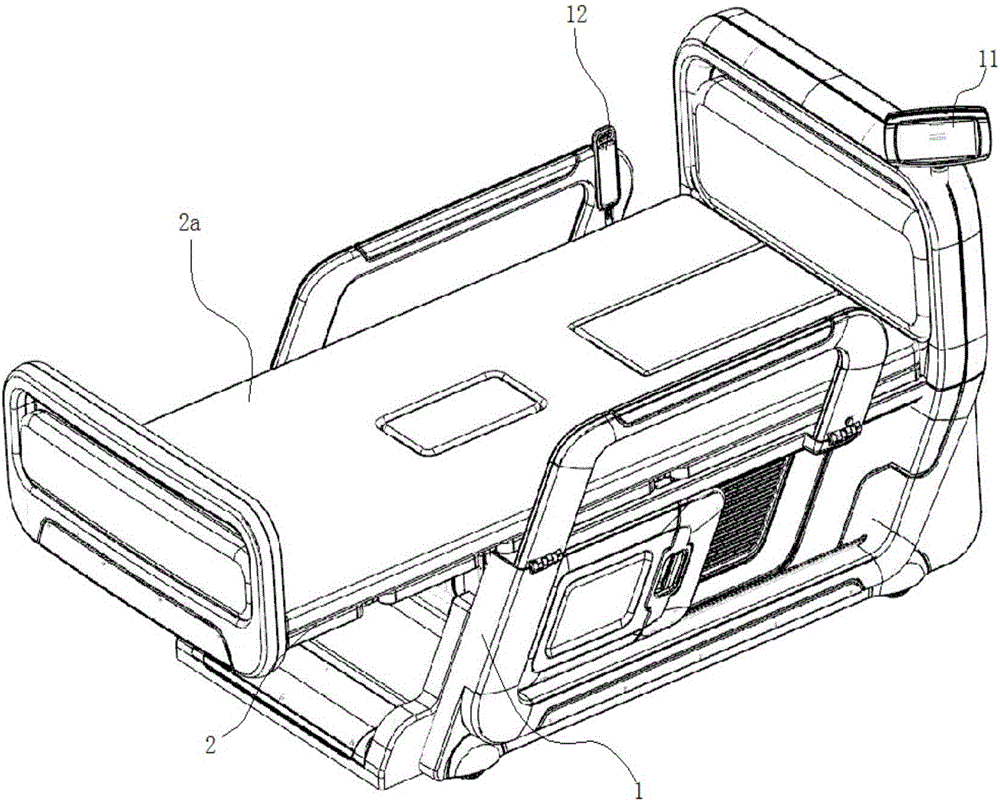 Intelligent control system for nursing bed