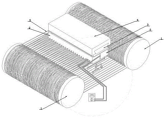 Device and method for measuring tension of wire mesh of multi-wire cutting machine