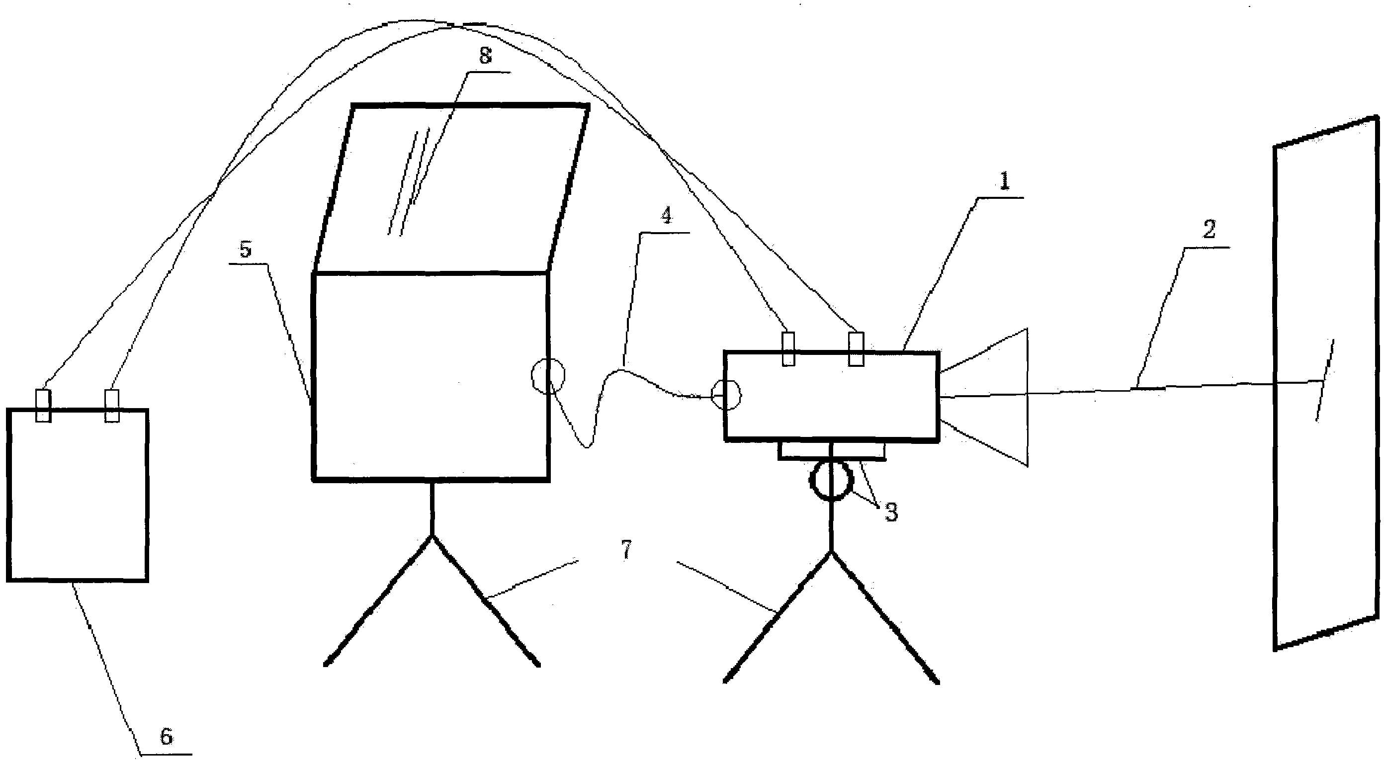 System for carrying out image acquisition and analysis on crack defects of bridge structure