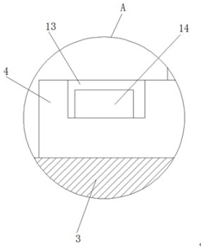 An injection mold opening and closing buffer mechanism for the production of ice storage boxes