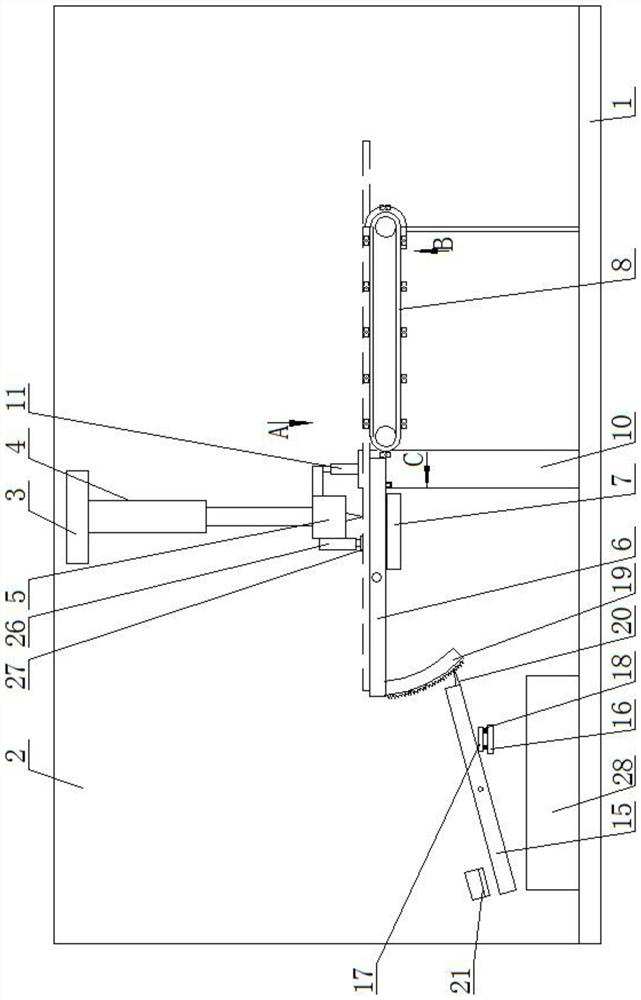 Accurate cutting device for plates for furniture production