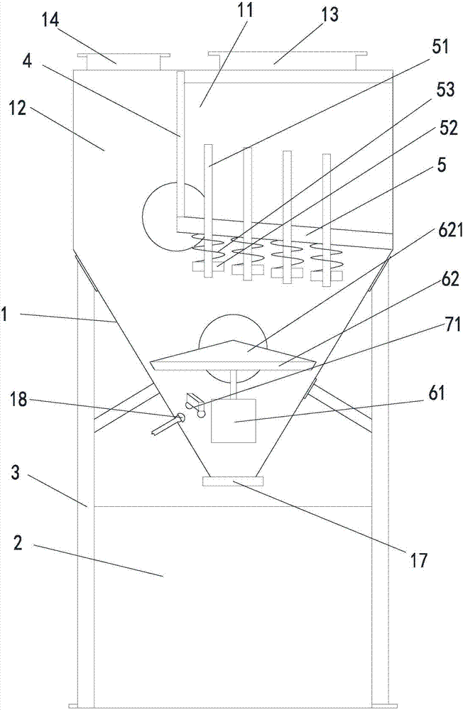 A dust purification system