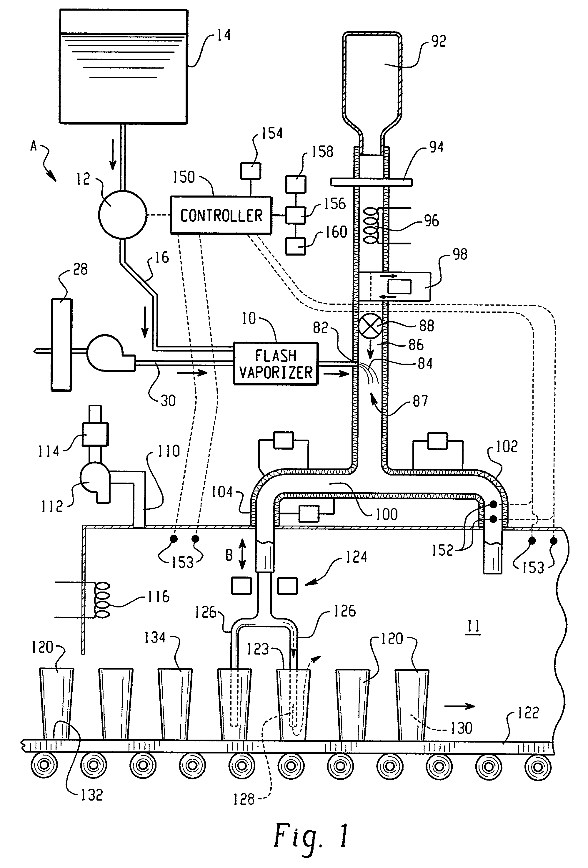 Vapor phase decontamination of containers