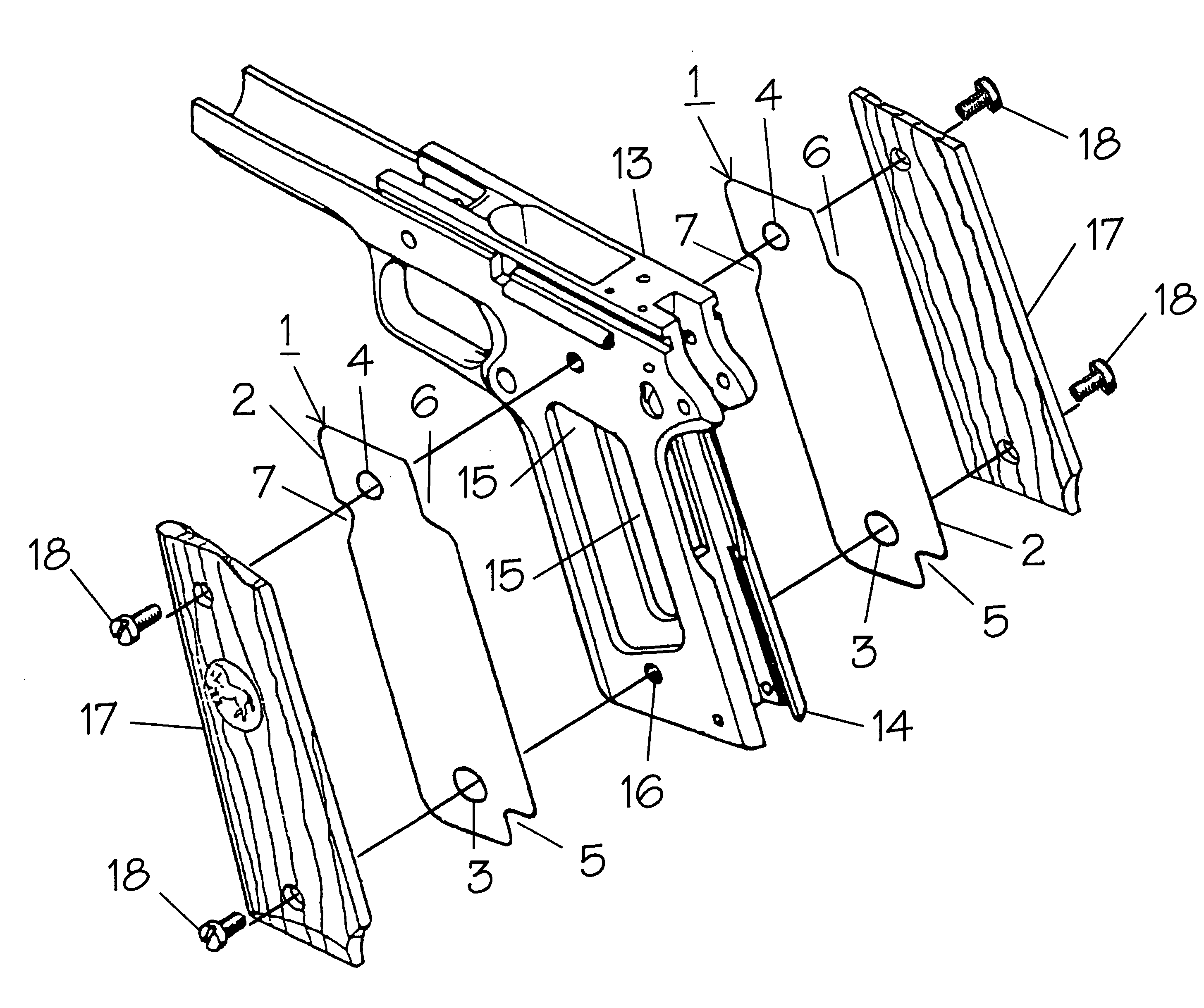 Safety panel for handguns