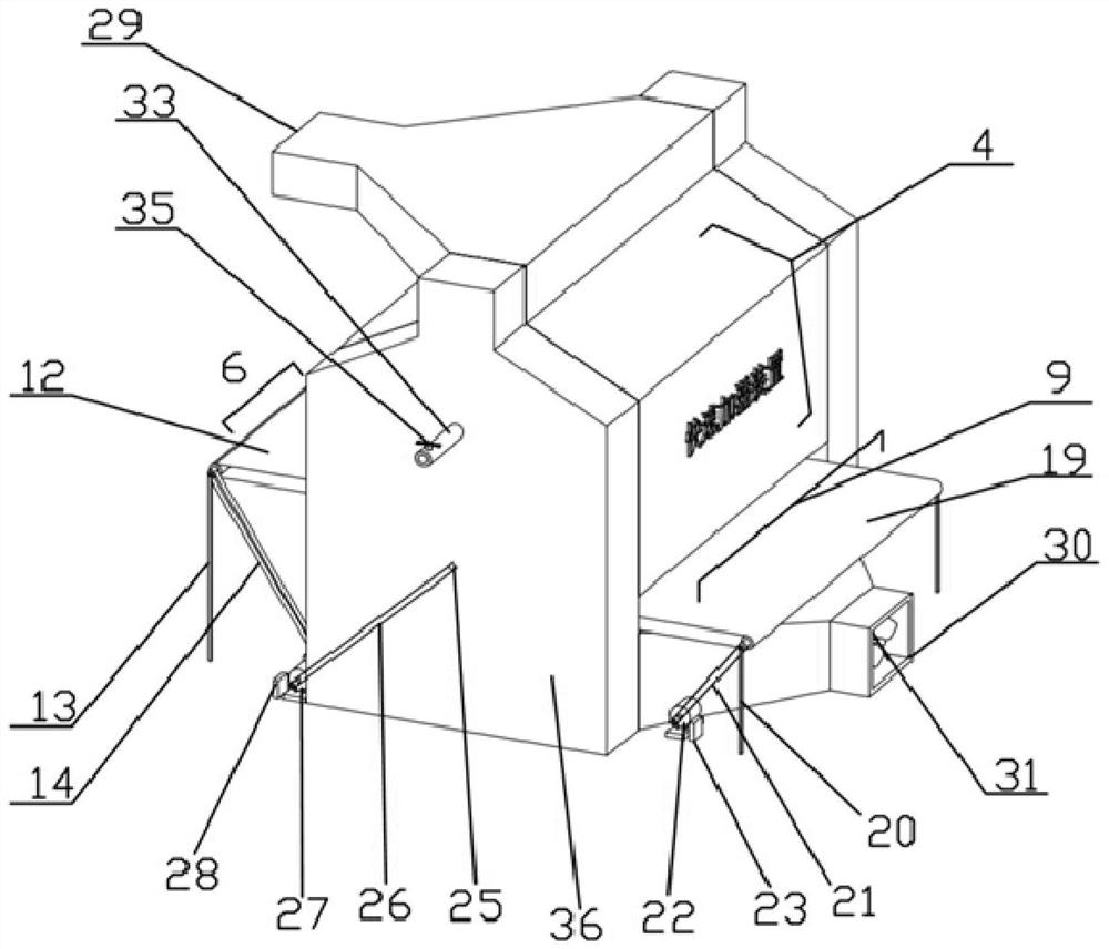 A fast humidifying device for loose fibers