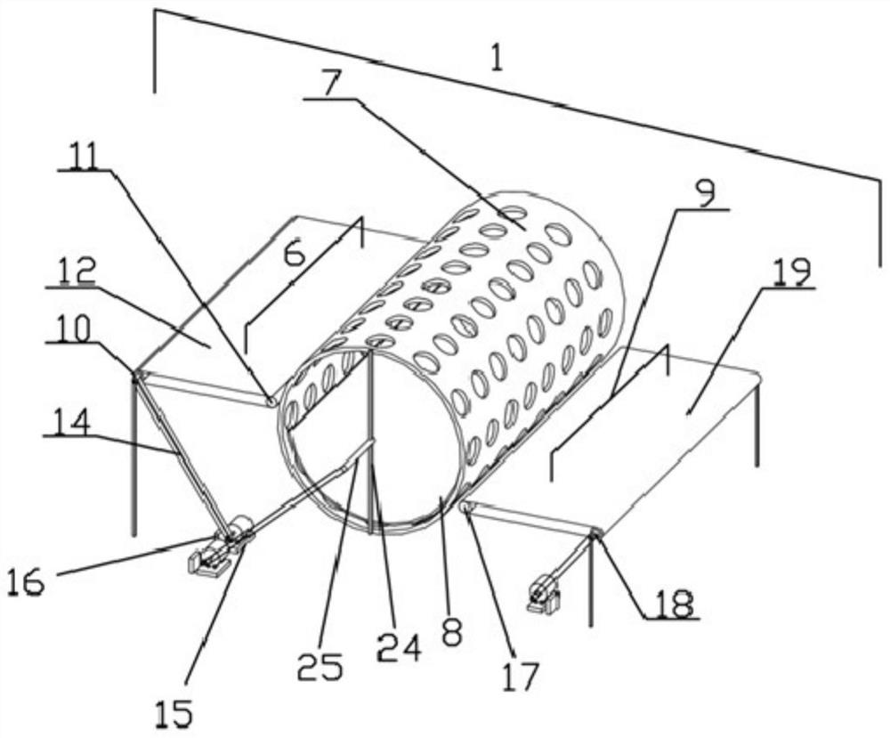 A fast humidifying device for loose fibers