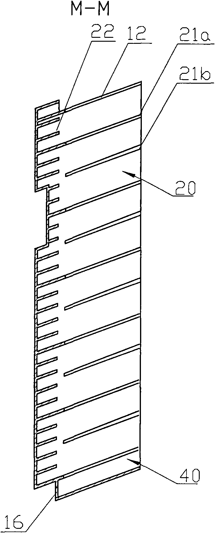 Integral type vertical greening module