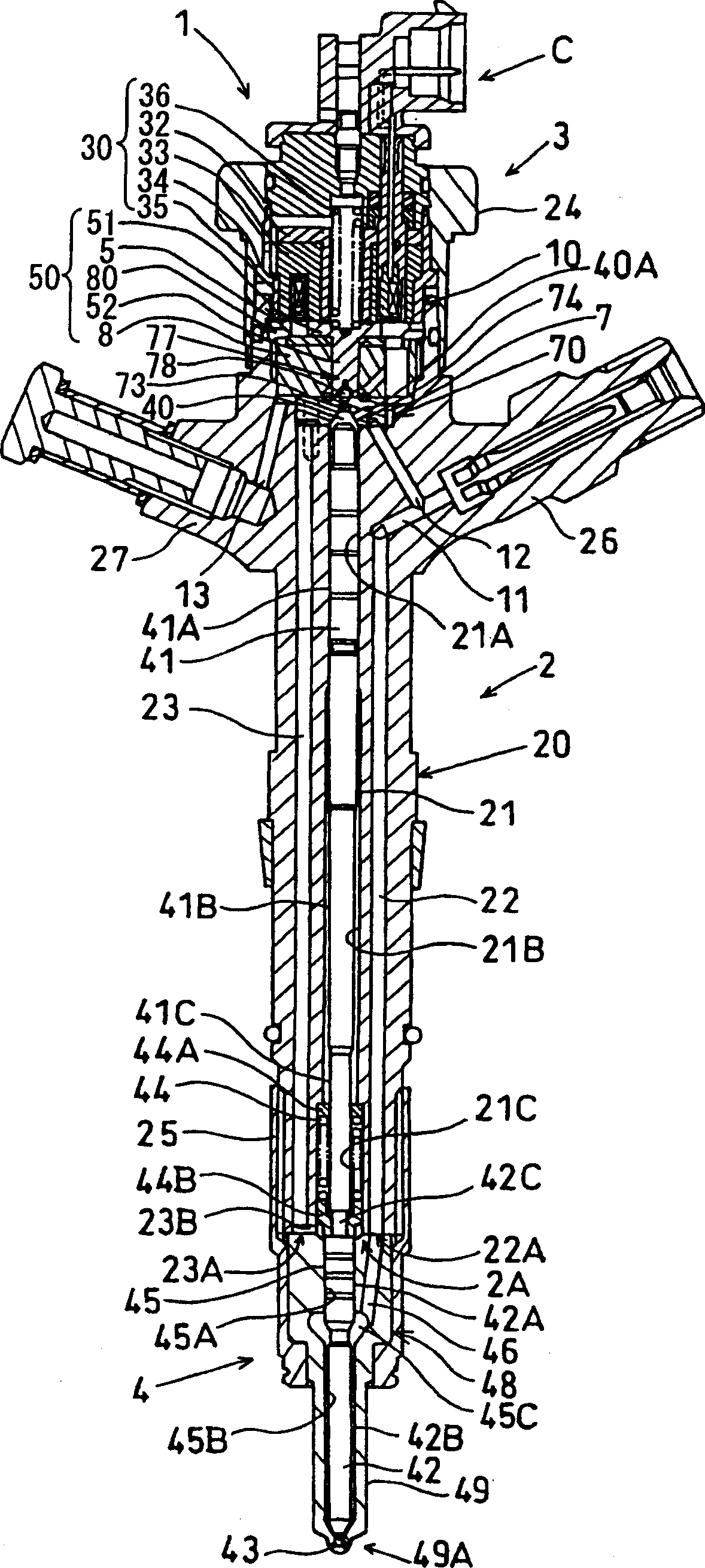 Fuel injector reducing stress concentration