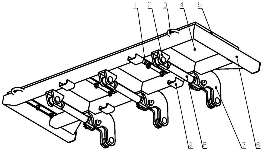 Variable-angle baffle assembly