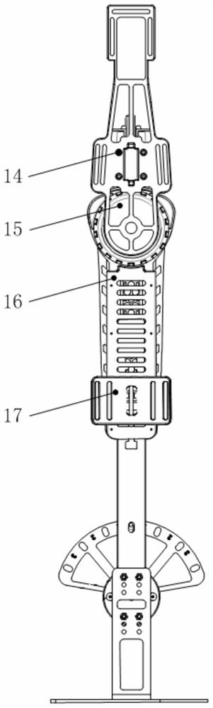 Supporting power assisting device for shank and ankle joint rehabilitation