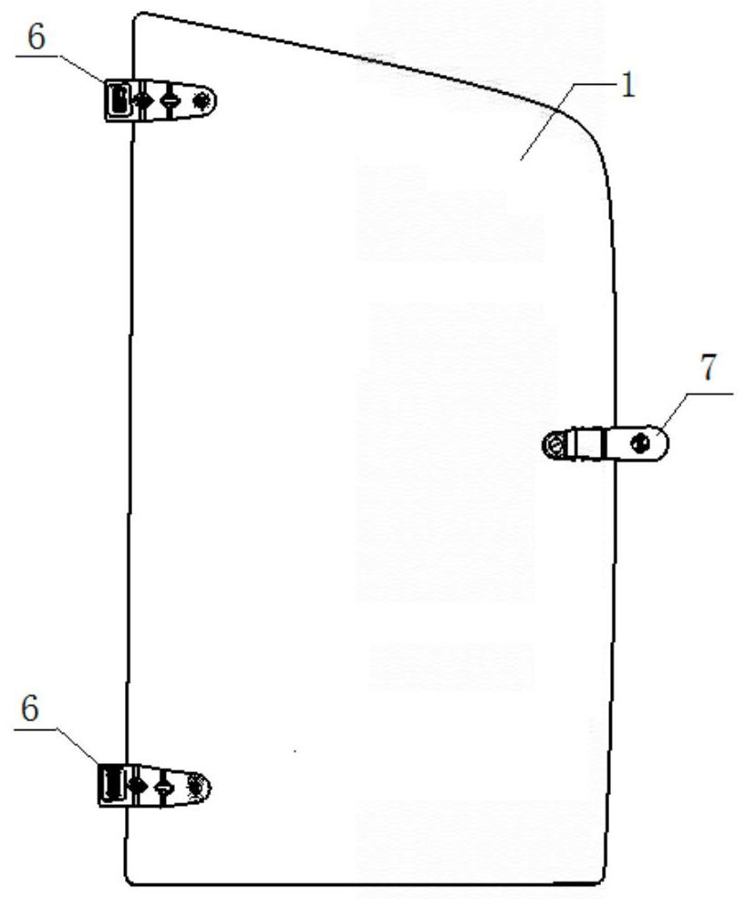 Openable rear side window with hidden pressure relief function