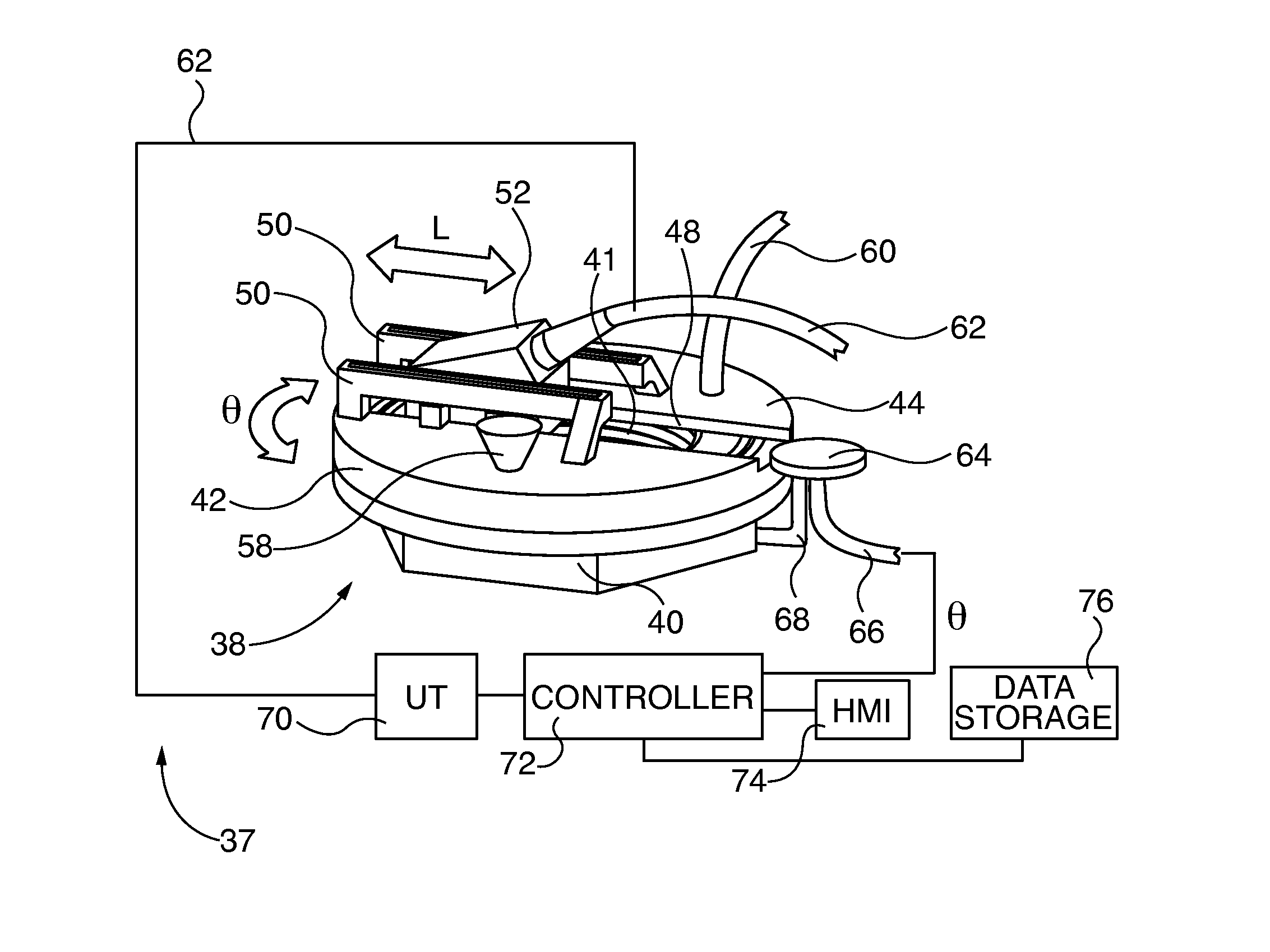 Phased array ultrasonic bolt inspection apparatus and method