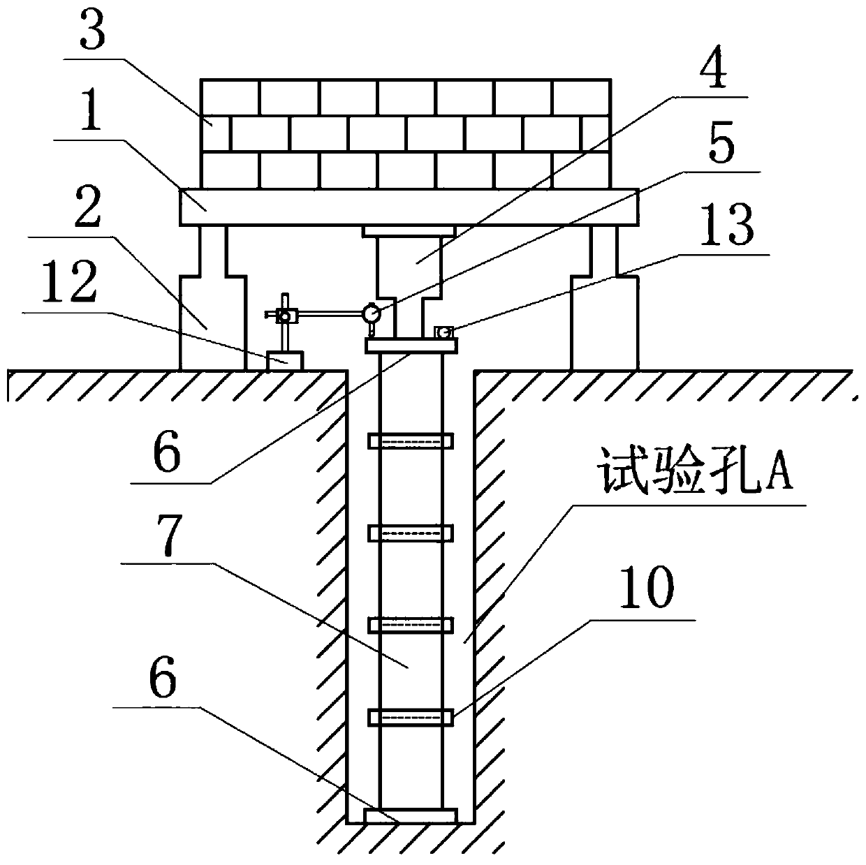 Field test and measurement method of strength characteristics of unsaturated soil