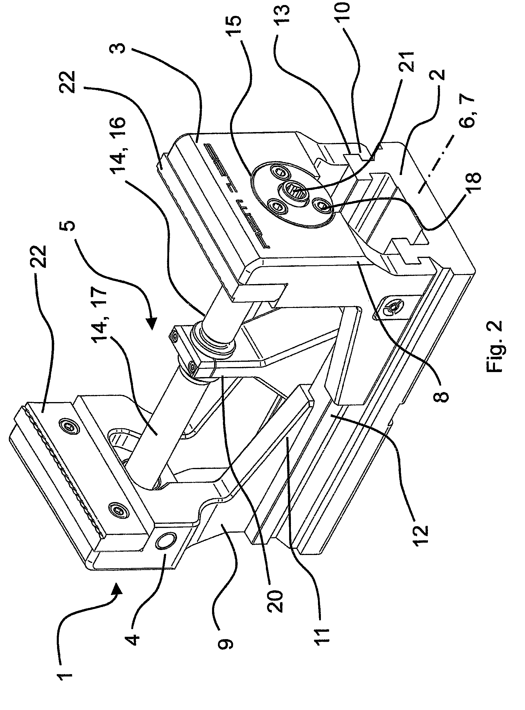 Centric clamping vice