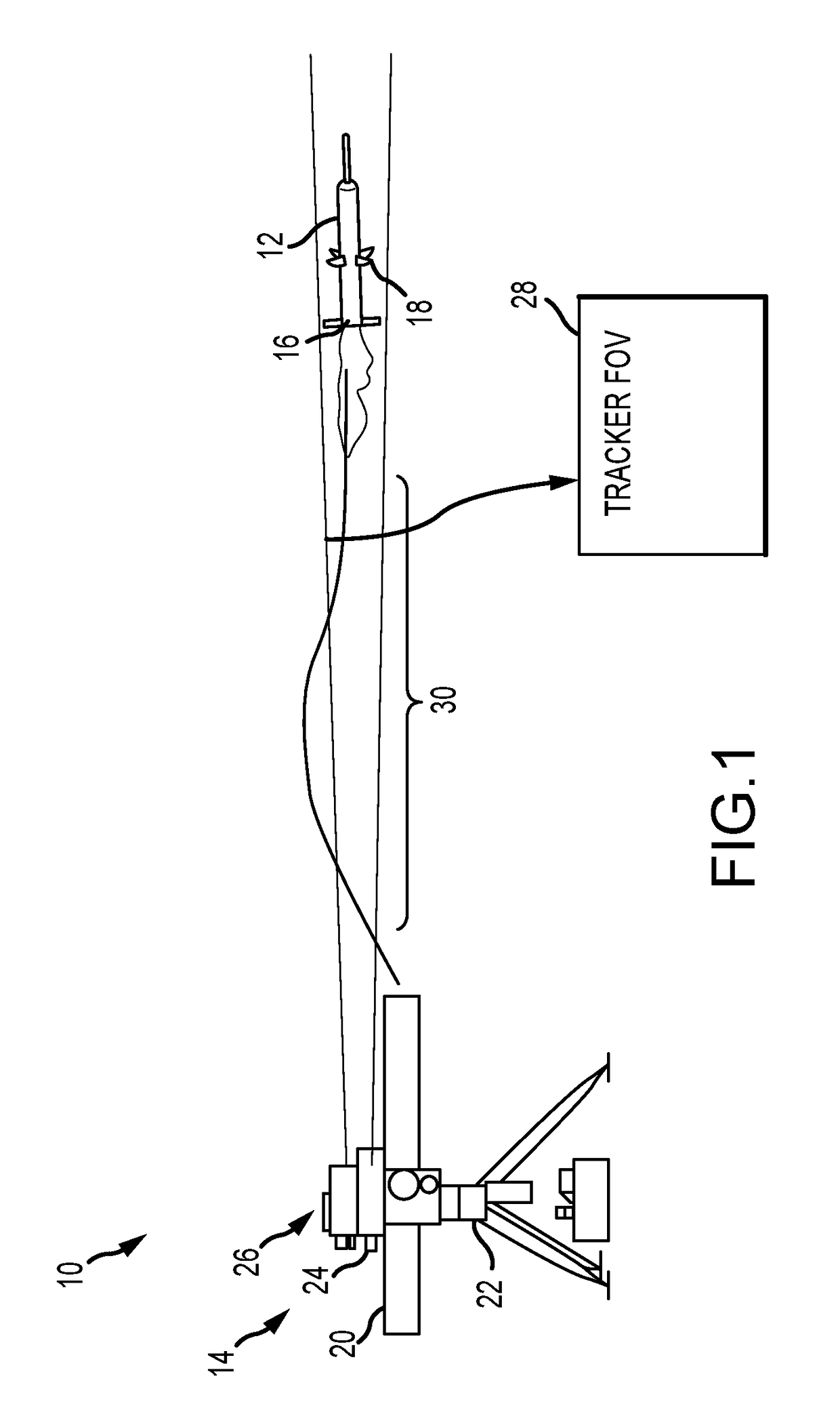 Recapture of remotely-tracked command guided vehicle into the tracker's field-of-view