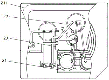 Split type fresh air machine