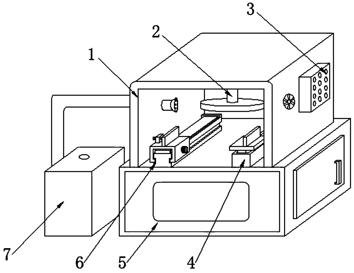 Polishing device capable of collecting waste for building board and use method thereof