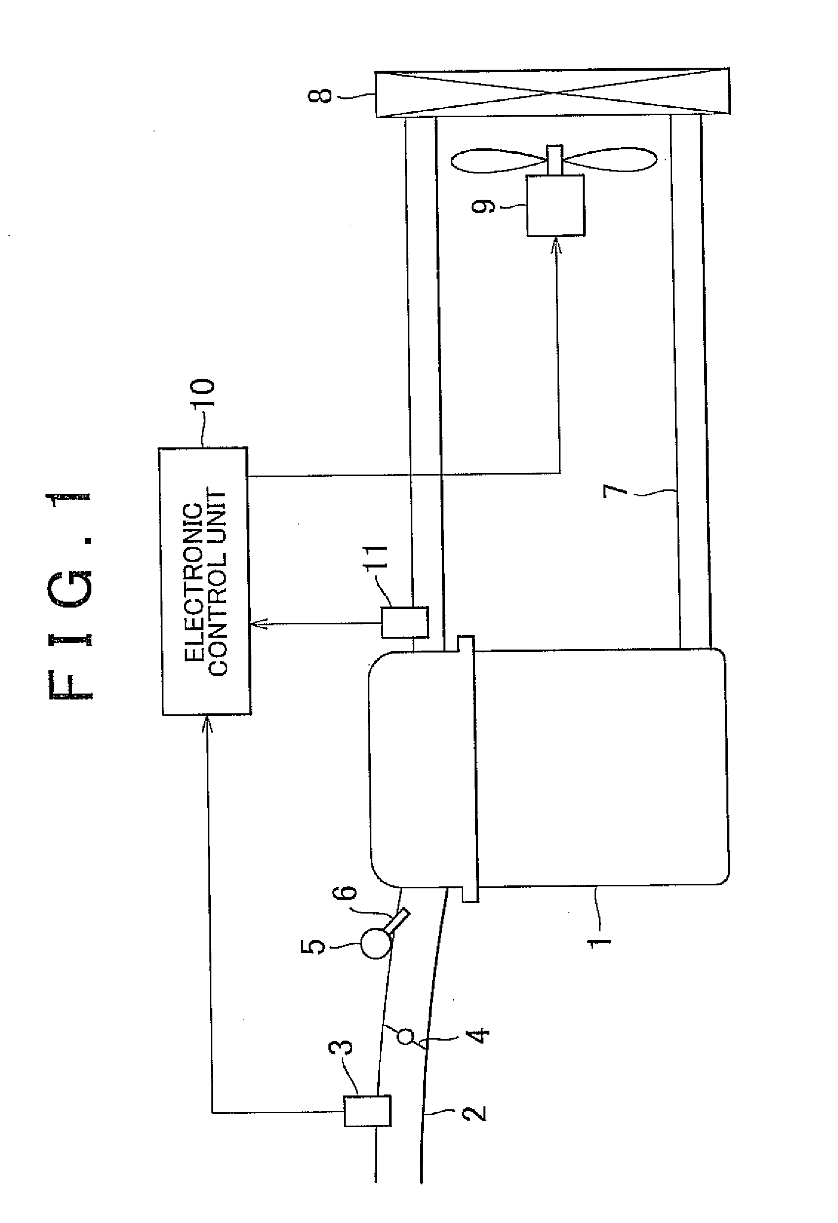 Cooling apparatus for water-cooled engine and method of controlling cooling apparatus for water-cooled engine