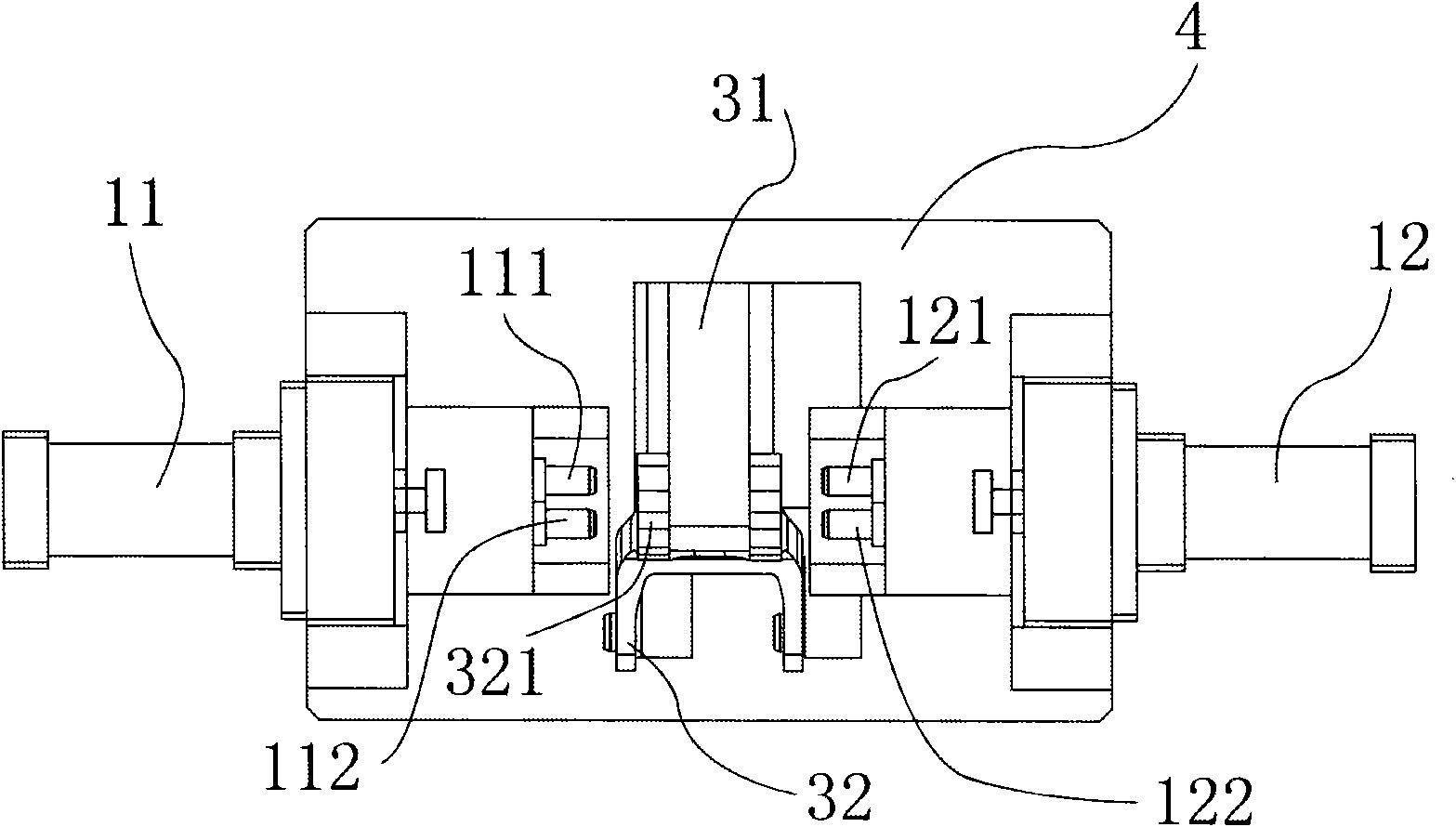 Bush assembling mechanism