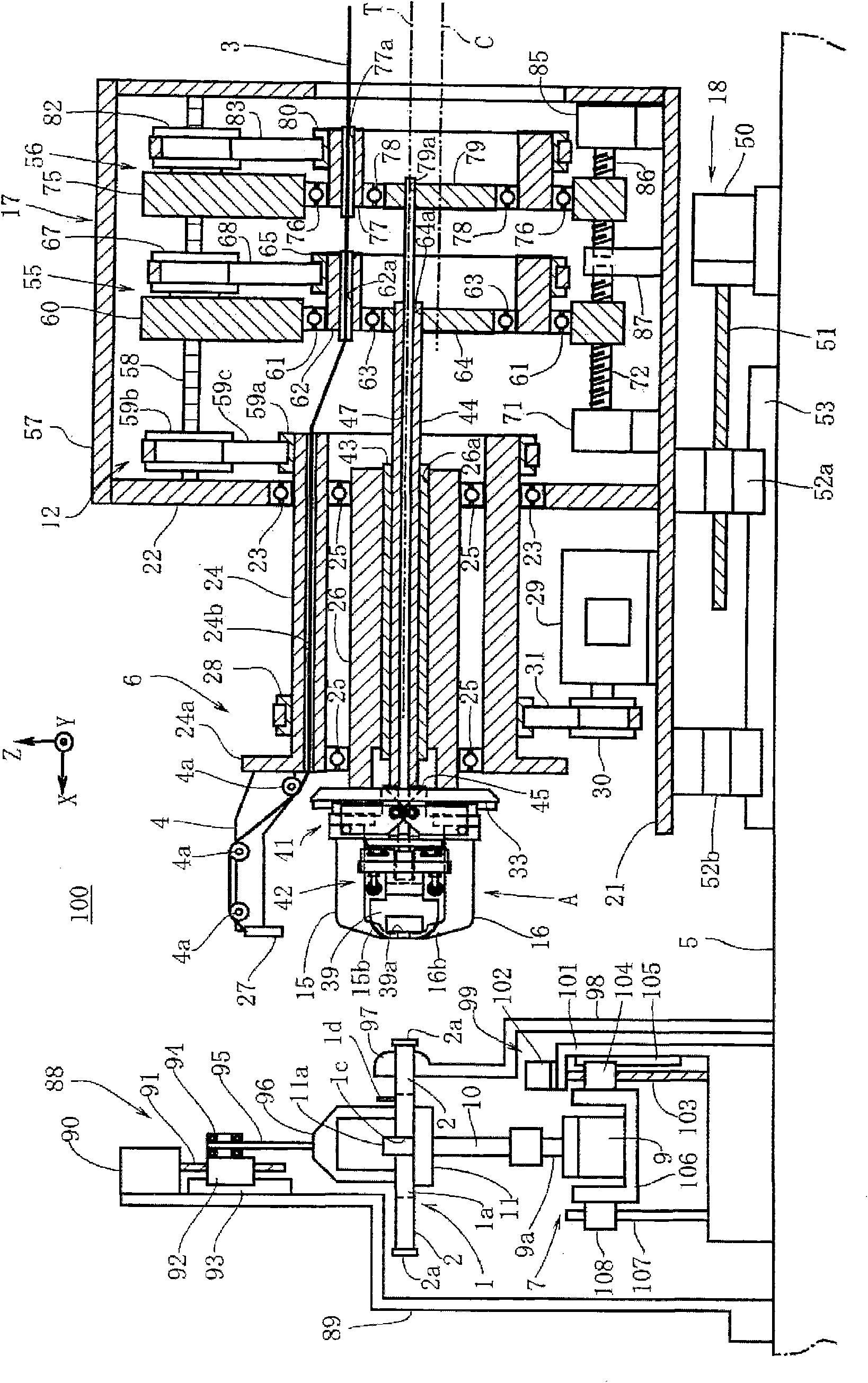 Coil winding device