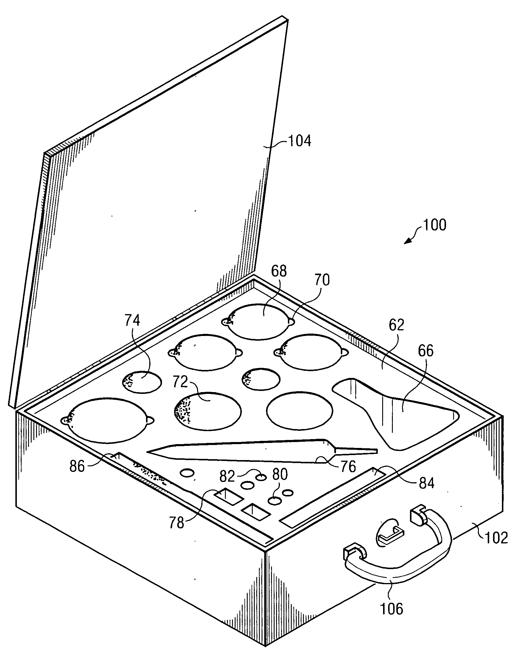 Storage device for light bulbs