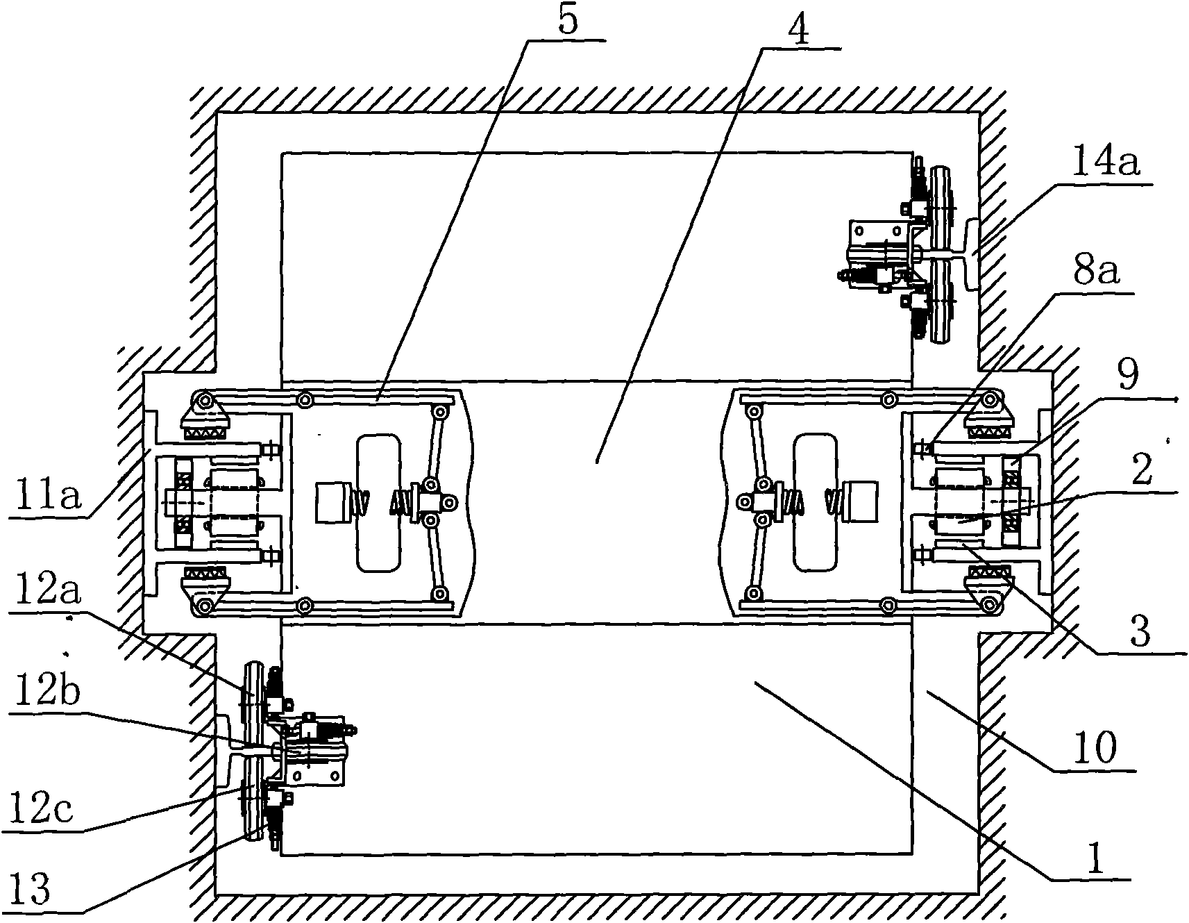 Direct drive type hoist with boosting caliper brake