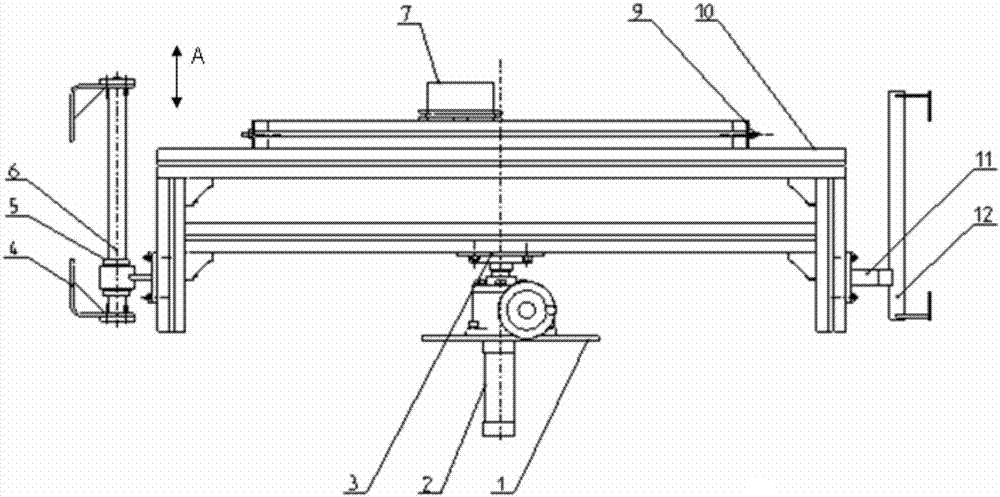 Novel three-dimensional degree-of-freedom burner support device