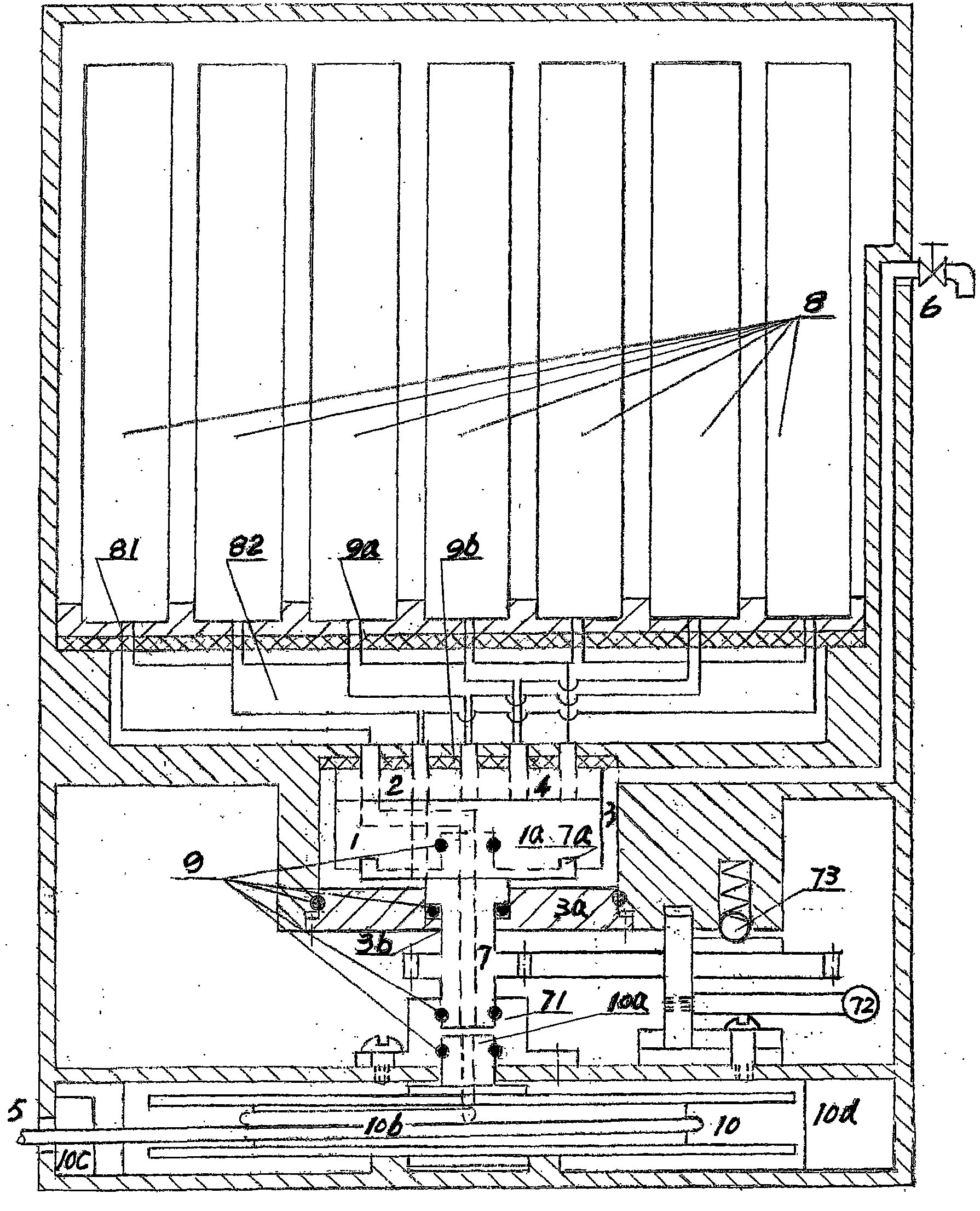 Fresh water treatment machine