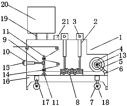 Energy-saving and environment-friendly wire drawing device