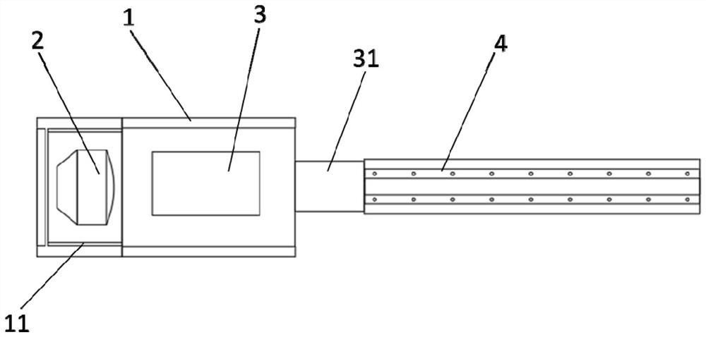 Vehicle-mounted atmosphere lamp based on LED light source