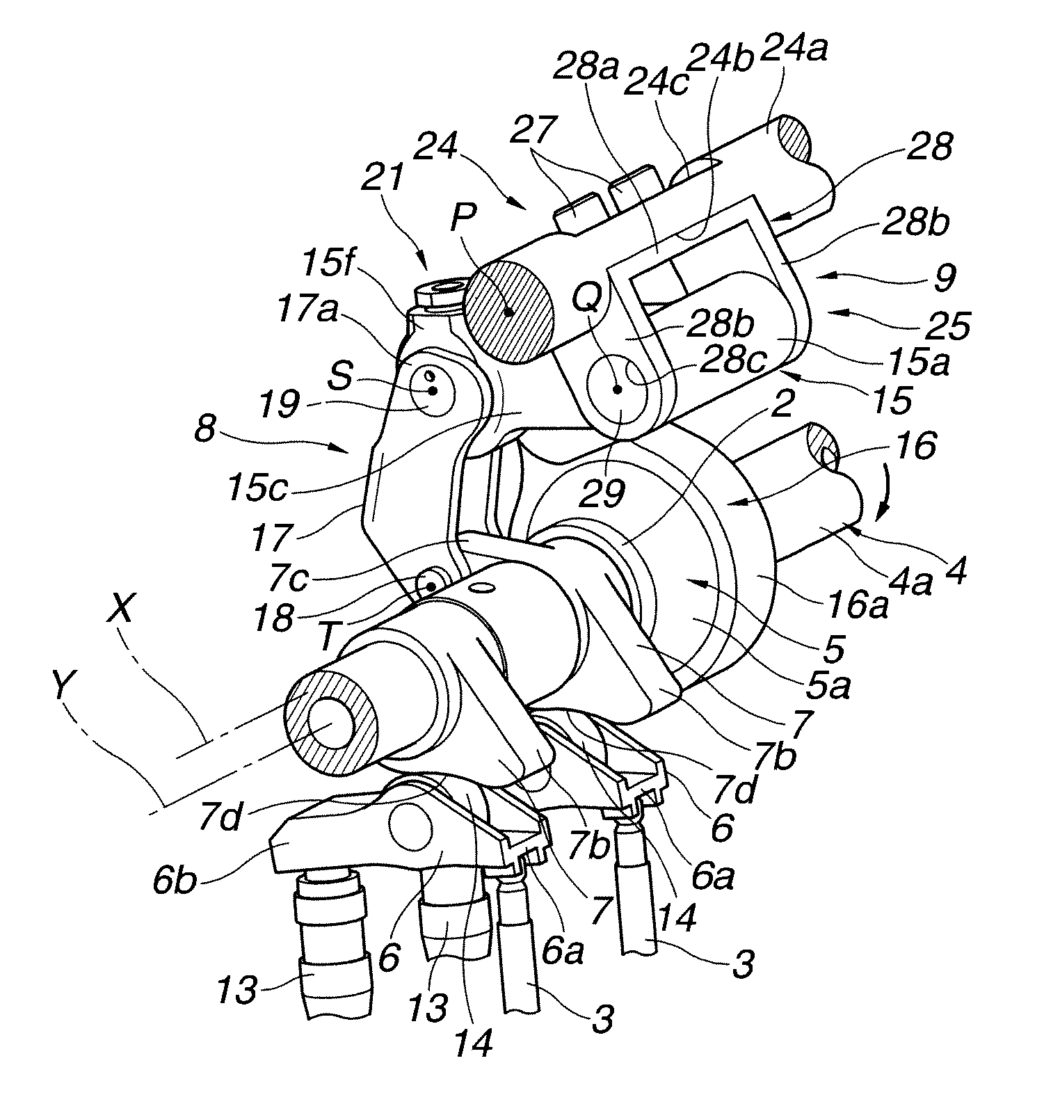 Variable valve actuation apparatus of internal combustion engine