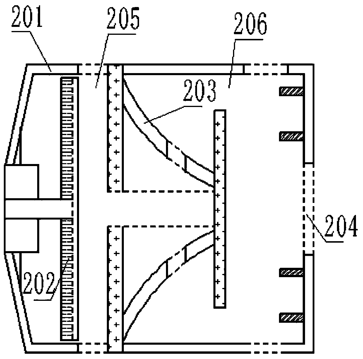 Shielding motor for pump capable of transporting liquid containing particles