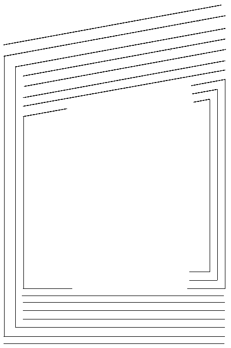 Manufacturing method of non-isometric closed square tube shaped carbon fiber beam structural workpiece of unmanned aerial vehicle