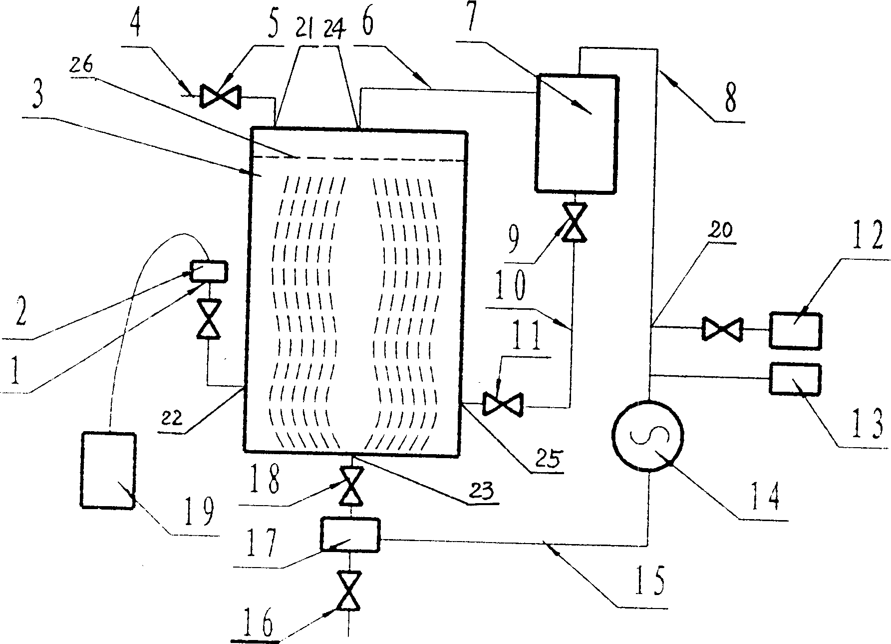 Method for powder disinfection and apparatus thereof