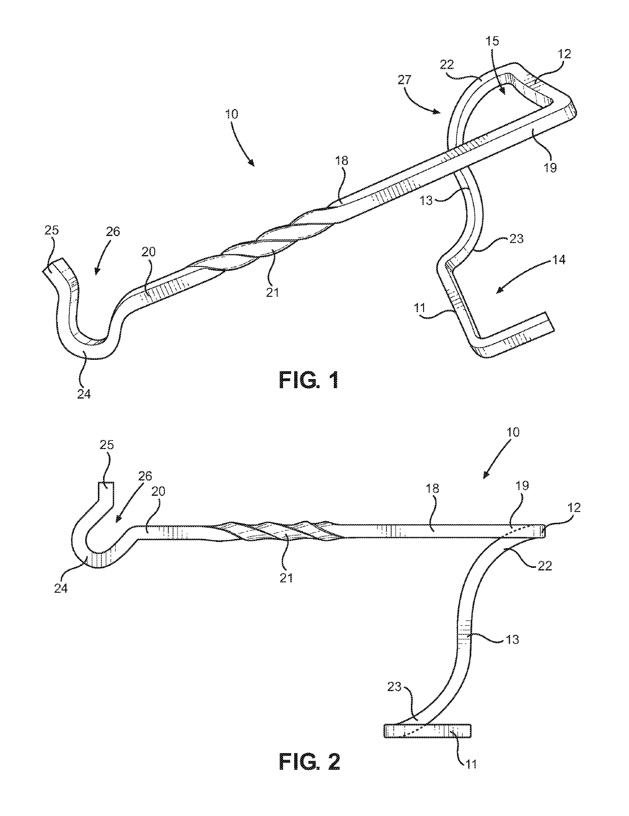 Cantilevered Screwless Hanger